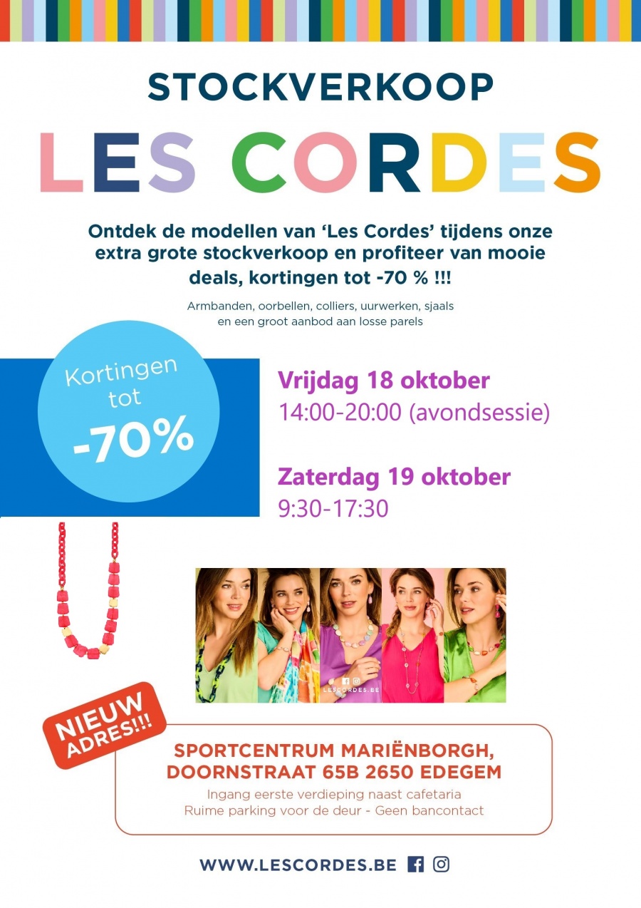 LES CORDES (fantasiejuwelen) stockverkoop