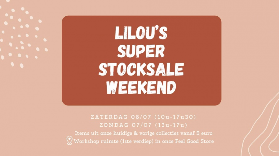 Atelier LiLou stocksale weekend