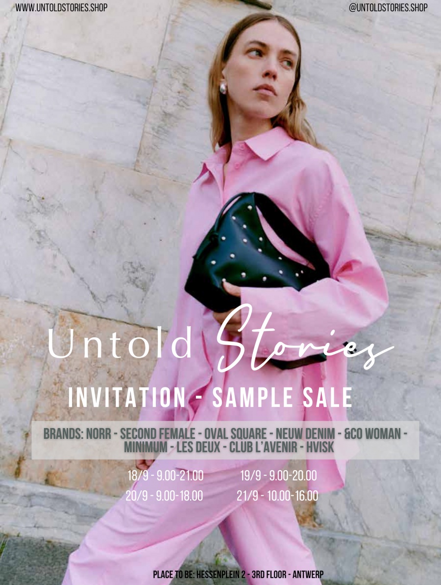 Untold Stories sample sale