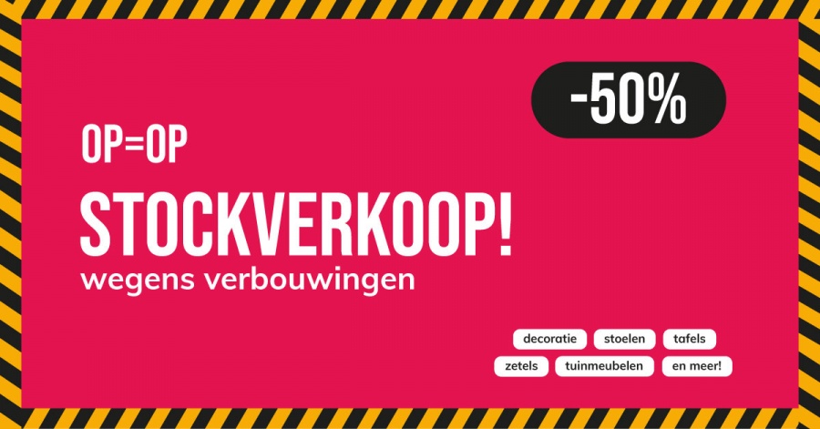  DEBA Meubelen stockverkoop