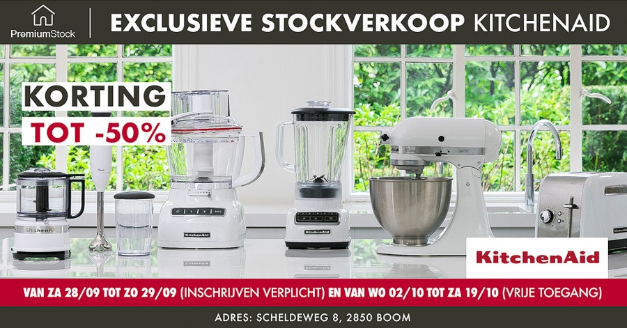 Kitchenaid stockverkoop Boom