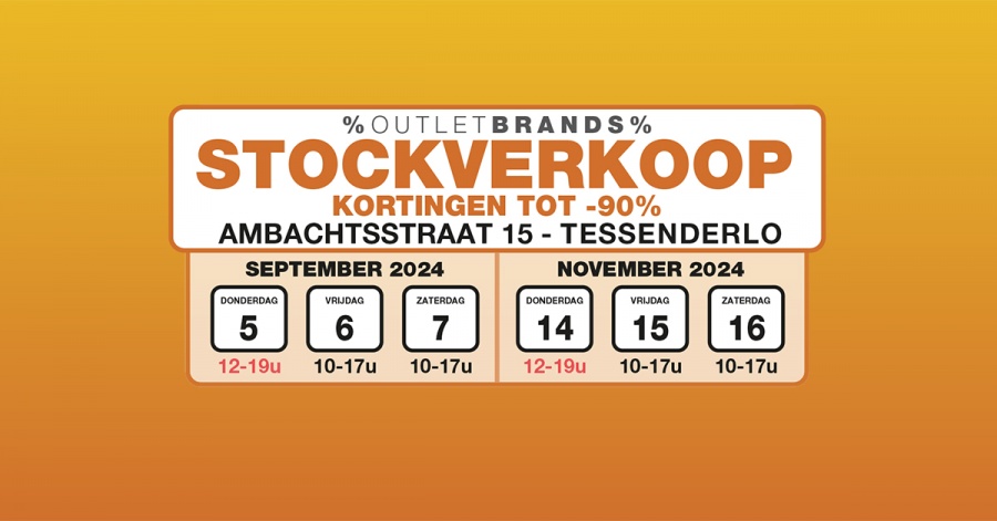 Outlet brands stockverkoop