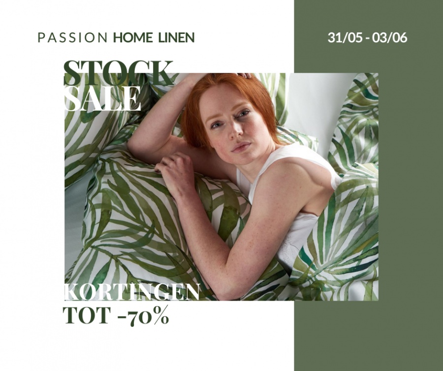 Stockverkoop Passion Home Linen