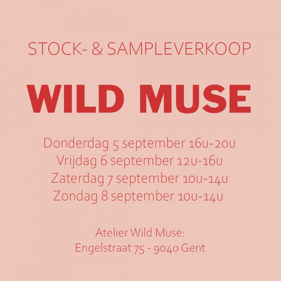 Wild Muse Stock- & Sampleverkoop