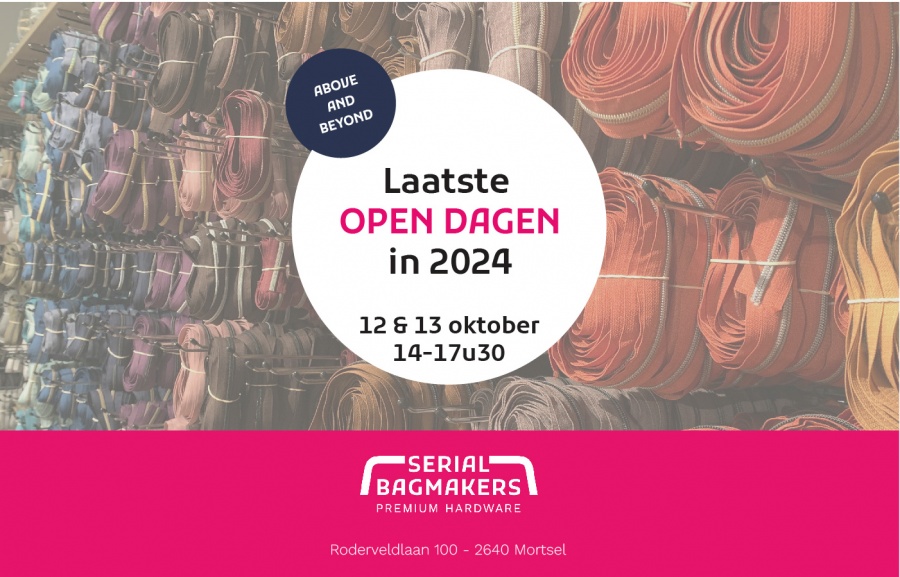 Laatste open magazijn in 2024 bij Serial Bagmakers (premium hardware en ritsen voor tassenmakers) - 1