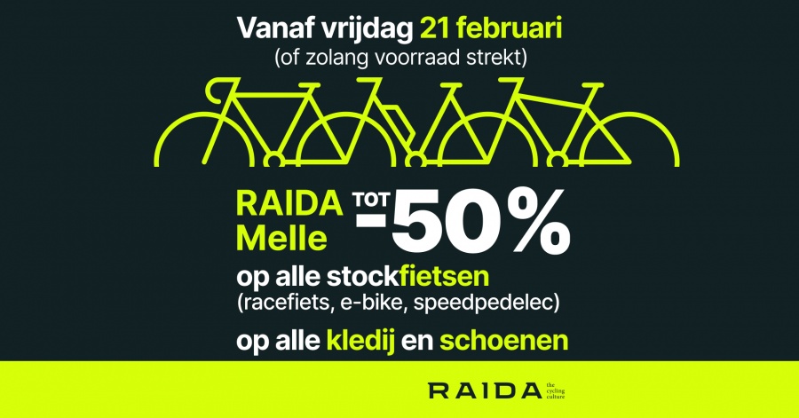 Stockverkoop Raida Melle