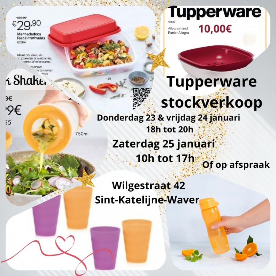 Tupperware stockverkoop