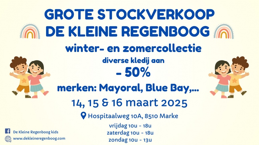 Stockverkoop De kleine regenboog