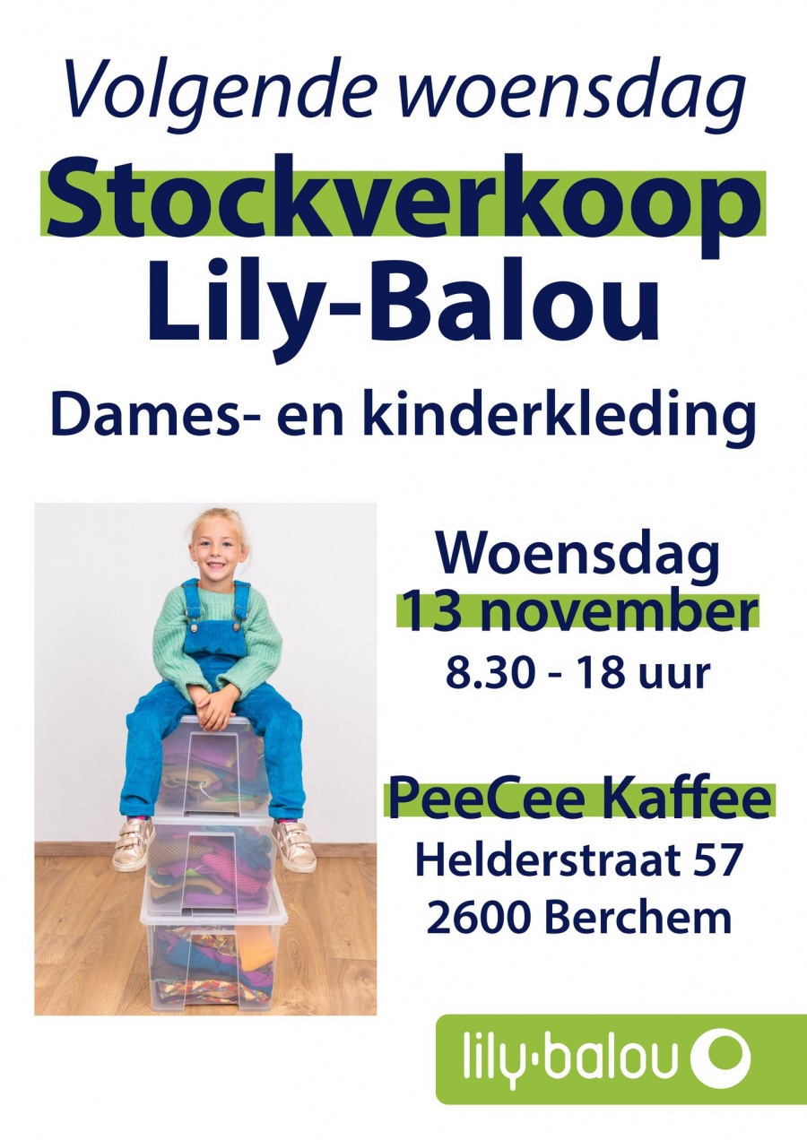 Lily-Balou stockverkoop Berchem