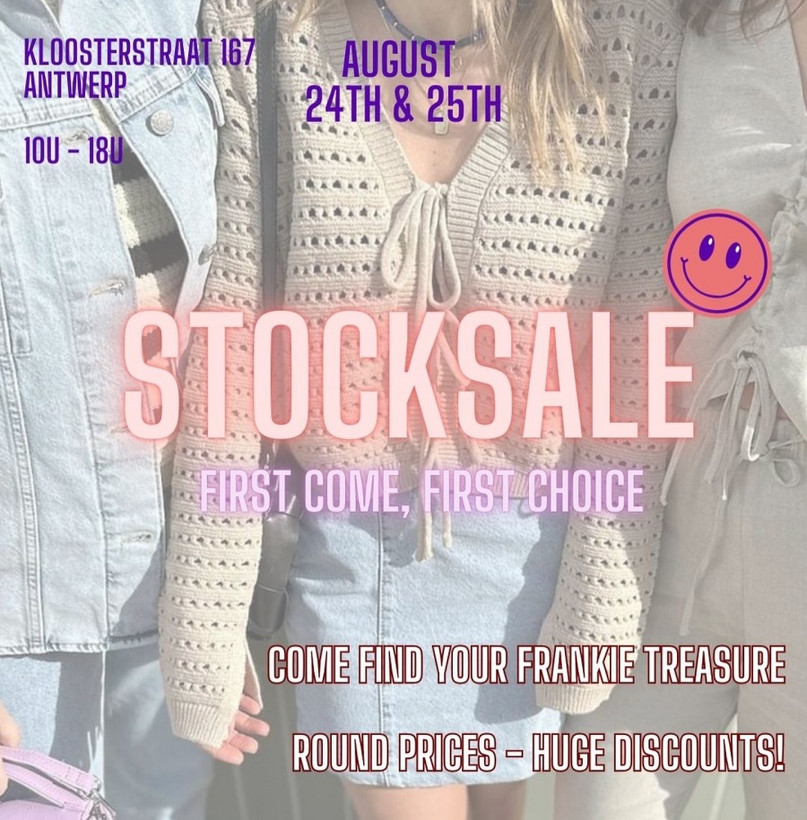 Studio Frankie pop-up stocksale - 2