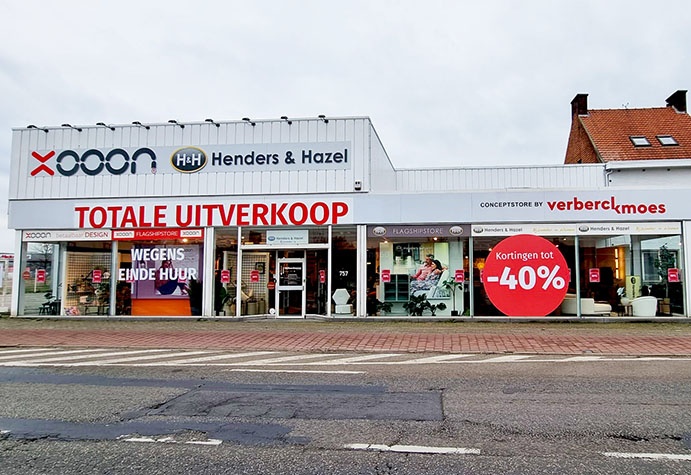 Totale uitverkoop Verberckmoes Wilrijk