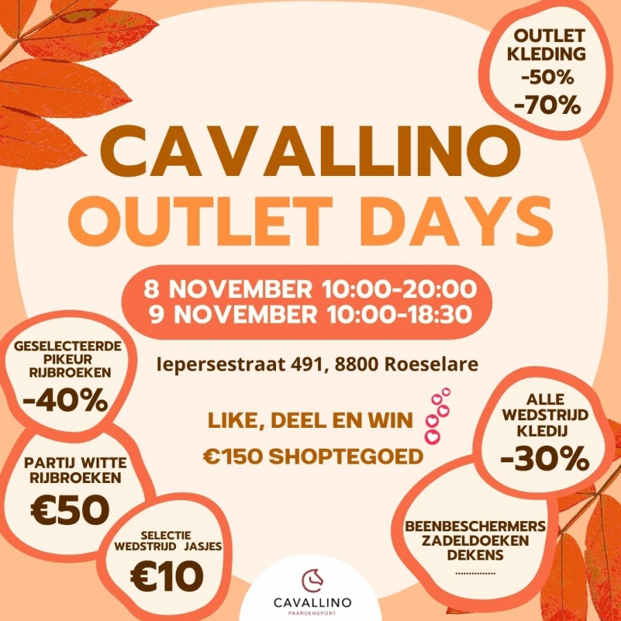 Cavallino Paardensport outlet days