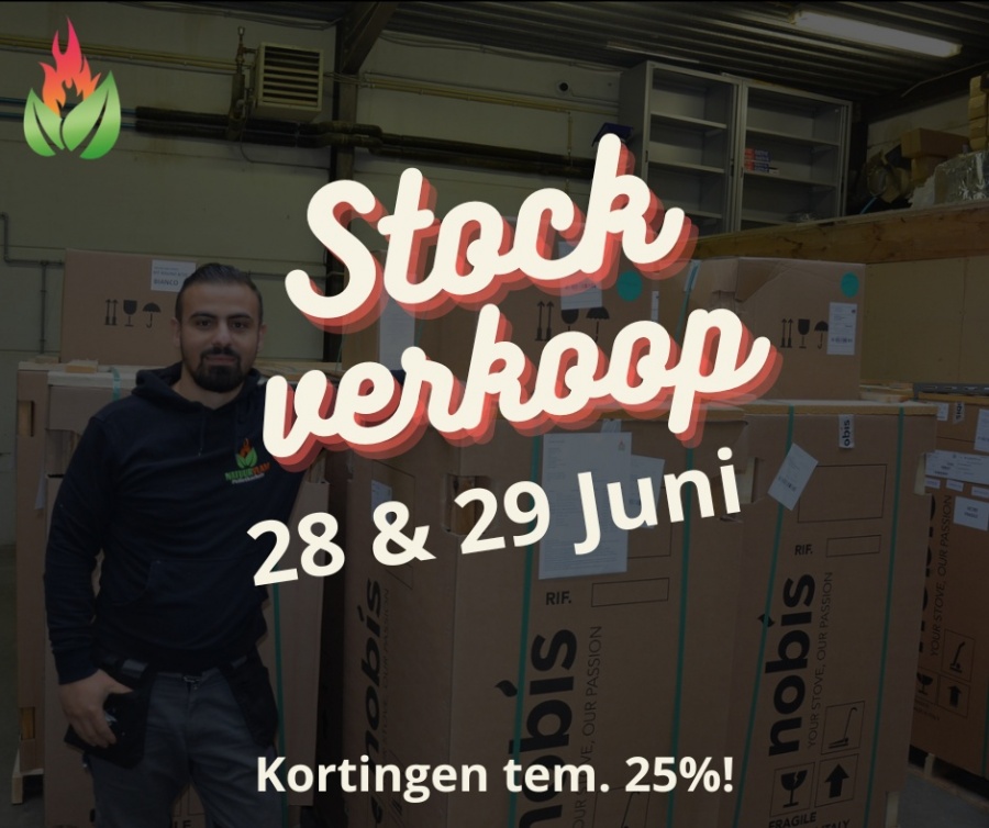 Stockverkoop Natuurvlam  Pelletkachels, Airco en toebehoren! - 2