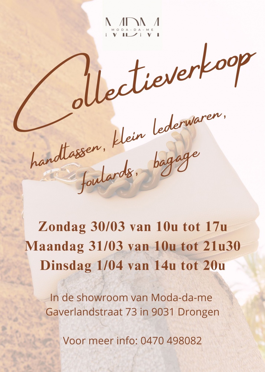 Collectieverkoop handtassen, klein lederwaren en modeaccessoires