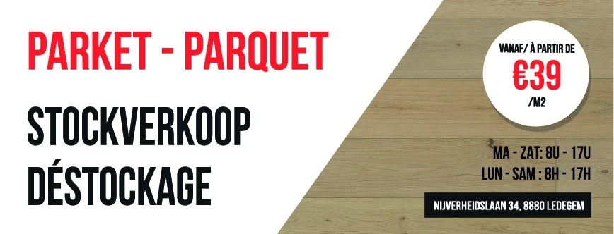 Parketdeal - Stockverkoop Parket