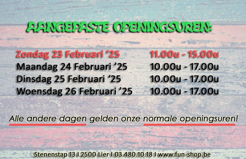 Totale uitverkoop Fun-Shop.be