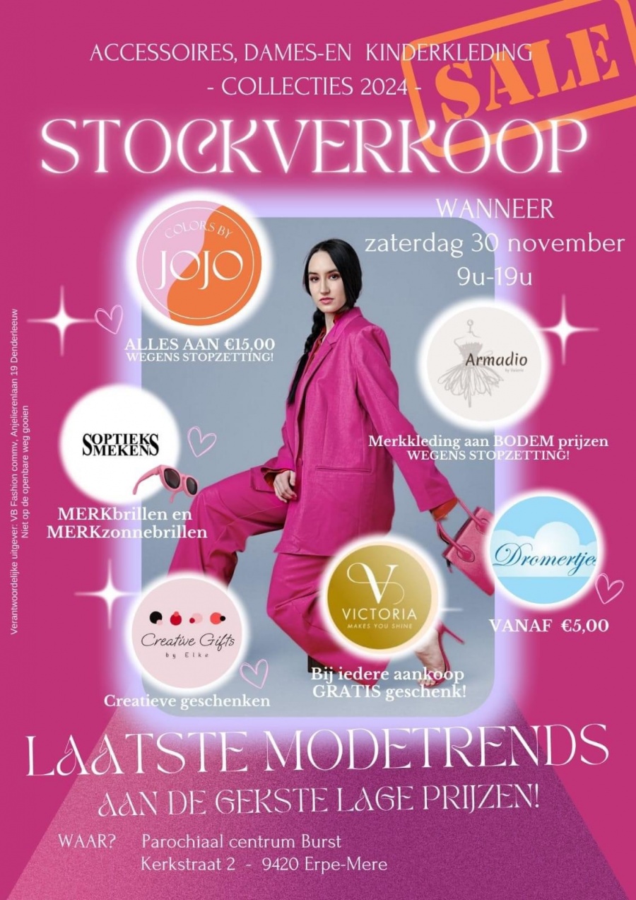 Stockverkoop Burst (stockverkoop handelaars Erpe-Mere)