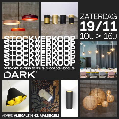 Los opschorten Avonturier DARK Stockverkoop (verlichting) -- Stockverkoop in Maldegem