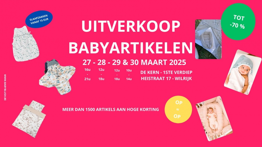 Uitverkoop Babyartikelen Baby Blush