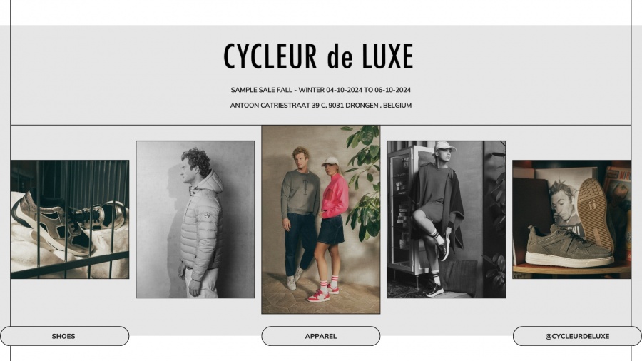 Cycleur de LUXE sample sale herfst / winter