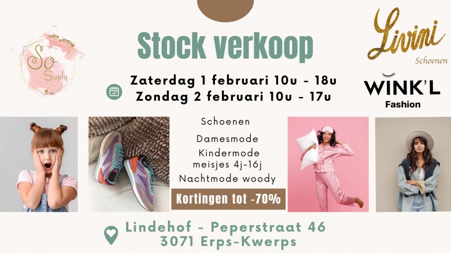 Stockverkoop Schoenen Livini / WINK'L Fashion / So Suply