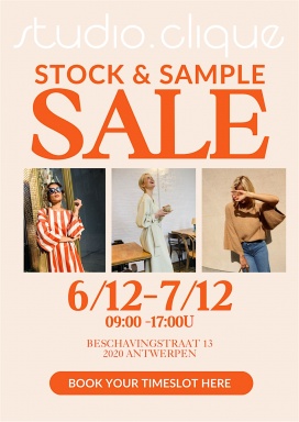 Studio Clique stock- en sample sale