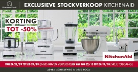 Kitchenaid stockverkoop Boom