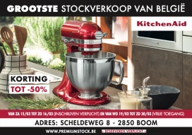 Kitchenaid stockverkoop Boom 03/2025