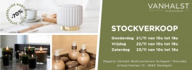 Vanhalst, to give & enjoy stockverkoop