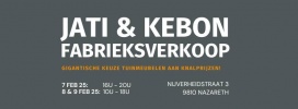 Jati & Kebon fabrieksverkoop