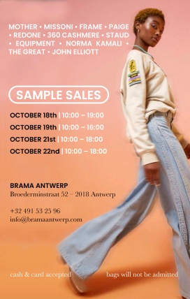 Sample Sale Brama: Missoni, Mother, Frame, 360 Cashmere, Redone, Paige