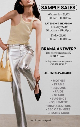 Brama Sample Sale