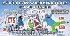 Stockverkoop ski- en outerwear : ruime keuze voor jong en oud