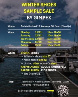 Winterschoenen sample sale Gimpex