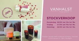 Vanhalst  to give & enjoy stockverkoop