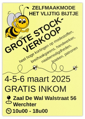 Stockverkoop Het Vlijtig Bijtje