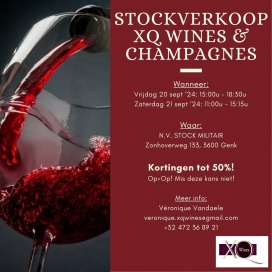 Stockverkoop wijnen en champagnes