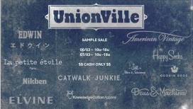 Unionville sample sale