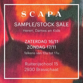 SCAPA sample/stock sale